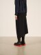 LANVIVIER irregular three-dimensional tailoring bubble air cotton texture high waist asymmetric skirt autumn and winter
