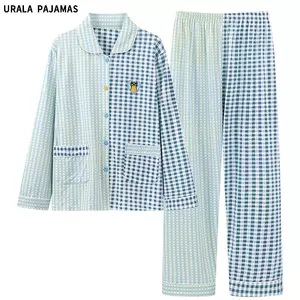 GAESHOW Women's Satin Silk Pajamas Set Long Sleeve Button-Do-Taobao