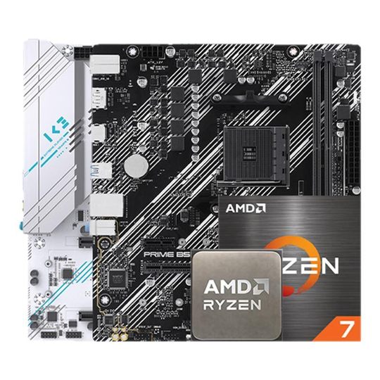 AMD Ryzen 7 5700G 5700X ASUS MSI Mingxuan B450MB550M placa base CPU conjunto U conjunto