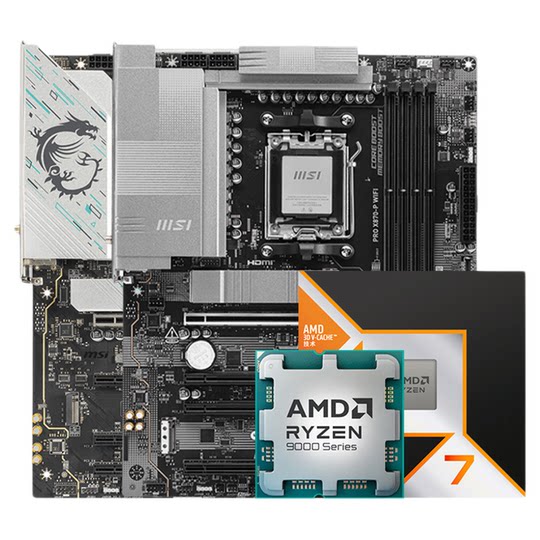 AMD Ryzen R7 9800X3D 9700X 7800X3D MSI X870E Tomahawk Dark Motherboard CPU Set