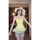 Sun Yaqiao summer sweet girlish style fashionable and versatile shell sequin lace denim skirt a line skirt
