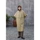 MeeLeeMeeLab Original Gentleman Elegant Loose Large Cape Shirt Style Trench Coat Mid-length High-Stack Cotton
