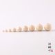 Log color wooden beads, wooden loose beads, Buddhist beads, DIY jewelry accessories, lotus wood round balls, straight hole beads