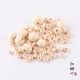 Log color wooden beads, wooden loose beads, Buddhist beads, DIY jewelry accessories, lotus wood round balls, straight hole beads