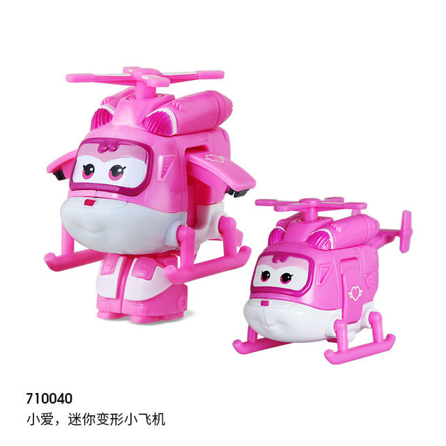 Mini Flying Man Toy Bag Sheriff Little Ailedi Calvin Xiaoqing Set Full Transformation Robot Boy Gift