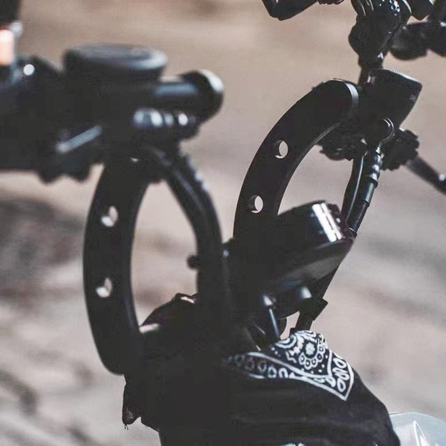 Motorcycle heightened handlebar modified handlebar faucet 22~25mm cruise Prince GN electric vehicle 883 Xinyuan Ranger