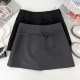 Korean version of sweet age-reducing lace-up bow with high waist slim skirt anti-exposure short skirt hip-covered skirt for women in summer