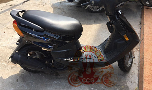 Motorcycle accessories modified rear shelf GY6 Fuxiou 3 Qiaoge 2nd generation JOG100 aluminum alloy tail wing