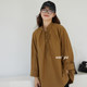 Weiyu large-size women's clothing 2025 early autumn new silhouette solid color retro top French lazy style long-sleeved T-shirt for women