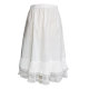 Autumn and winter pleated lace mesh meltering cotton stacking inner bottom -up artifact skirt in the half body skirt