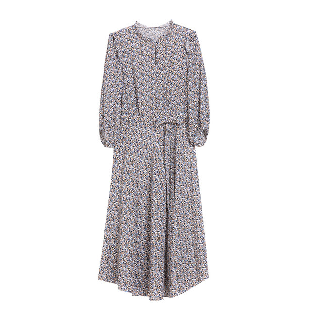 Haiermans Summer Silk Flower Waist Dress Dress Mulberry Silk Litto Large Sleeping Sleeping Women's Skirt Tea Back Skirt