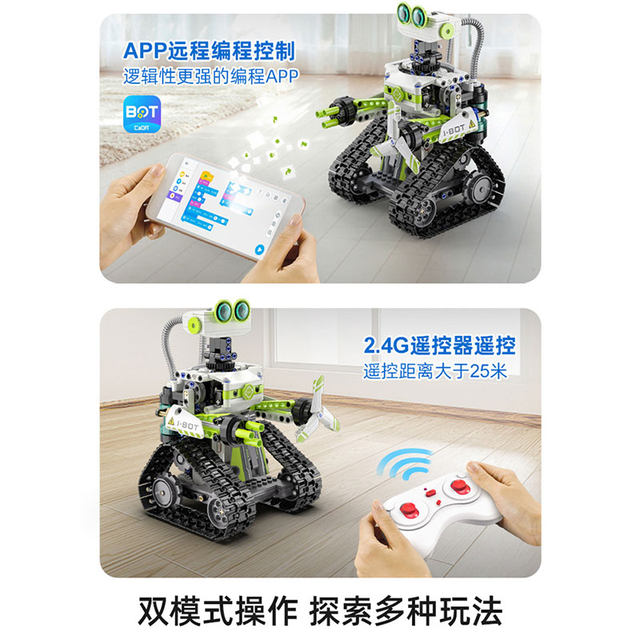 Suitable for Lego programming robot building blocks, boys over 6 years old puzzle children's toy birthday gift

