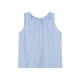 Migu blue wide shoulder strap sleeveless vest wears for women's summer thin loose vacation top base strap inner wear