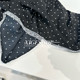 Polka dot lace lace skirt for women for elastic waist tied with streamers sweet niche A-line mid-length satin skirt summer