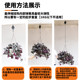 Use bird cage hook for hanging pots, gardening, telescopic hooks, creative household products, lifting rope, green ivy, can be used for matching