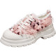 Yierkang Fashion Casual Canvas Shoes for Women 2025 Spring and Summer New High-Soled Thick-Soled Swan Heart Sequin White Shoes
