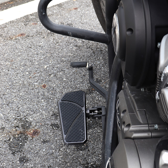 Suitable for YES255 modified to increase the foot pedal, Xiangshuai YES418/415 retro anti-slip aluminum alloy front pedal