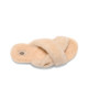 UGG Spring Women's Fashion Comfortable Solid Color Lightweight Cross with Thick Sole Exposed Toe Casual Fur Slippers 1107955