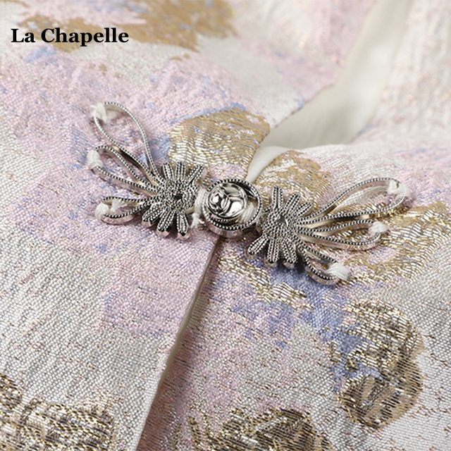 La Chapelle/La Chapelle New Chinese Style Embroidered Vest Women's Spring New Temperament Cardigan Top
