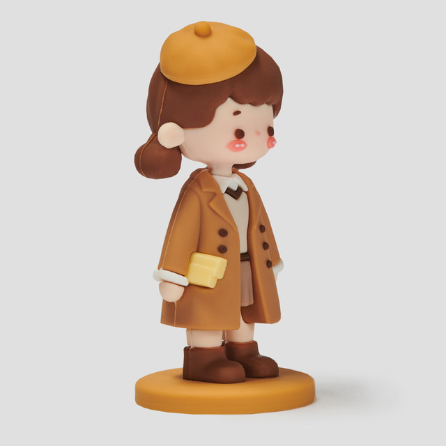 No. 1 home! If you are bored, let the little girl doll accompany you! Desktop cute cartoon doll decoration ornaments