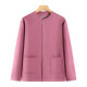 Middle-aged and elderly women's thermal underwear autumn and winter German velvet bottoming shirt long-sleeved cardigan mother and grandmother cold-proof cardigan