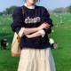 French A-line gauze skirt embroidered skirt for women 2025 spring new high-waist mid-length sweet lace cake skirt