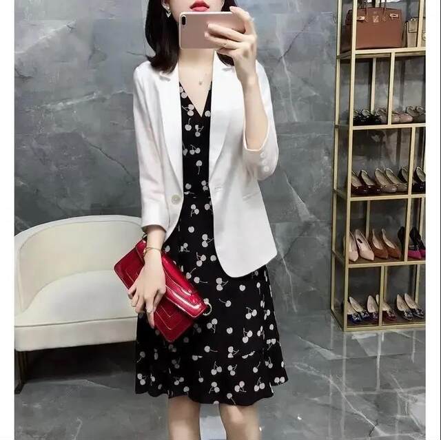 Drooping suit summer jacket for women Korean style small fragrance ...
