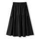 Ice-sensing comfortable skirt for summer thin and versatile large size 2025 new high-waisted slim casual midi skirt