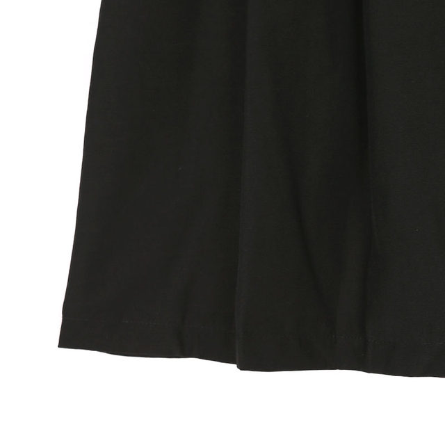Solid color slim temperament high waist A-line long skirt for girls pleated skirts for spring clothes new parent-child skirt casual skirts
