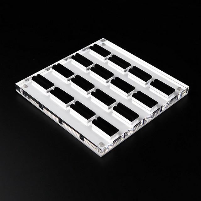 Acrylic ring display stand jewelry ring props jewelry earrings ring storage display rack display plate