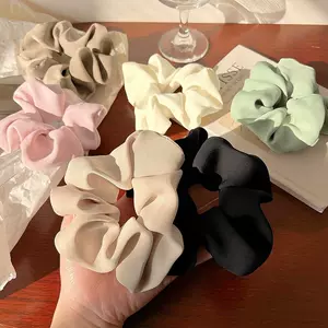 4/6 Pcs/Set Woman Fashion Scrunchies Velvet Hair Ties Girls