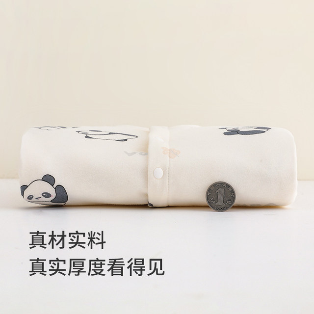 Baby suit autumn and winter quilted warm clothes baby pure cotton home underwear children's autumn clothes autumn trousers thin cotton autumn clothes