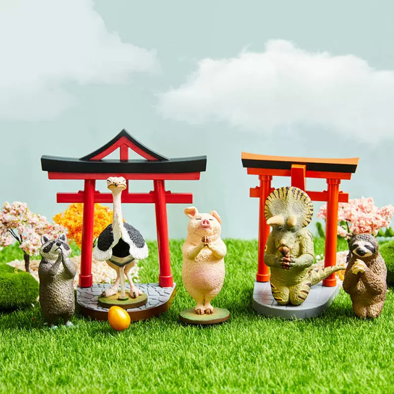 Animal Life Yendar研达日本朝隈俊男鳥祈居第二弹盲盒祈福礼物