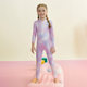 
Sanqi new girls swimsuit casual sports long sleeve trousers sun protection children one-piece surfing large size swimming suit