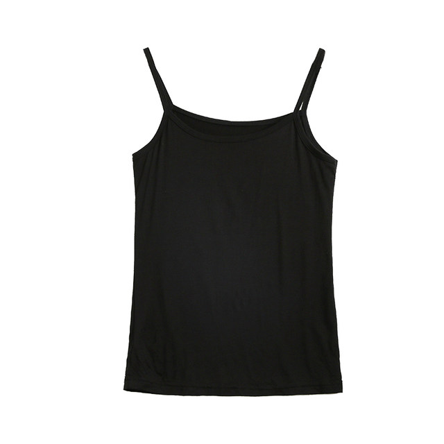 Black and white small suspenders for women in spring and summer modal inner wear beautiful back base shirt vest thin sleeveless top