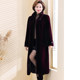 2025 Mink Mother's Wear Mink Fur Coat Long Over the Knee Middle-aged and Elderly Women's Thickened Large Size Imitation Fur Coat