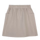 Khaki skirt for women spring and summer short small person with high waist anti-exposure loose large size straight skirt casual short skirt
