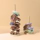 Head flower stand head rope hair ring storage stand cylindrical jewelry stand vertical bracelet bracelet jewelry counter display props
