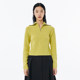 MOVEUP 2022 Autumn New Style High Collar Zipper Designer Short Sweater for Women