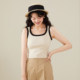 Women's inner vest knitted suspender sleeveless bottom top high-quality summer women's clothing