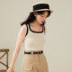 Women's inner vest knitted suspender sleeveless bottom top high-quality summer women's clothing