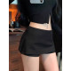 2025 early spring new Korean version of fashionable zipper slim and versatile splicing suit skirt for women's skirt trendy
