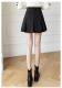 Micro-bulging letters high-waisted flared skirt A-line skirt autumn and winter 2024 new slim versatile umbrella skirt pleated skirt
