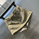 The same style as 2025 summer new pleated denim skirt for internet celebrities hot girl side zipper khaki A-line skirt