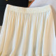 Sweet lace spliced ​​white skirt for women in spring and summer mid-length super fairy temperament A-line cake skirt