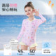 Hellokitty children's swimsuit female 2025 new medium and large children's one-piece long-sleeved sun protection quick-drying girl's swimsuit