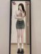 Fat mm retro old denim skirt female hot girl large size versatile high waist small hip A-line skirt summer