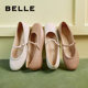 Belle women's shoes new evening shoes gentle style solid color flat Mary Jane shoes shallow mouth single shoes 3HG10CQ4