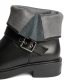 Belle Casual Retro Western Boots Women's Winter Shopping Mall Same Style New Genuine Leather Motorcycle Boots Short Boots 3EL65DZ4
