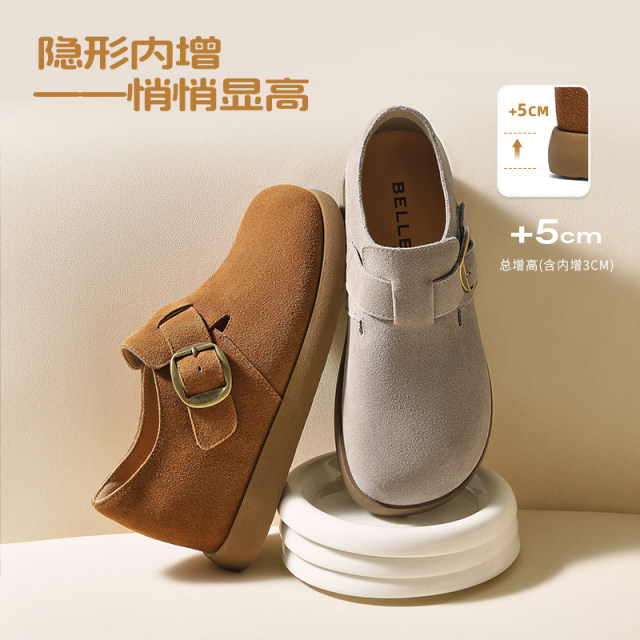 Belle Women's Shoes Snow Top Coffee/Peninsula Toast Velvet Check Birkenstocks